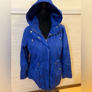 Everlast Women's Blue Utility Jacket with Hood